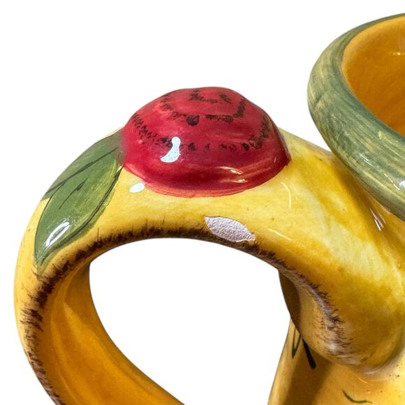 Pier 1 Imports Tuscan Floral Pattern Oversized Mug by Don Swanson by TTU - Picture 4 of 6